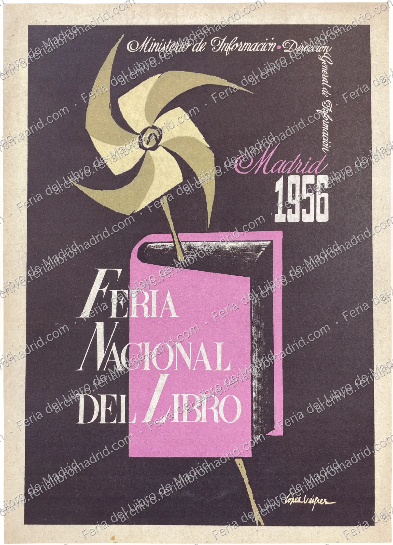 Cartel de la Feria Nacional del Libro — página 1