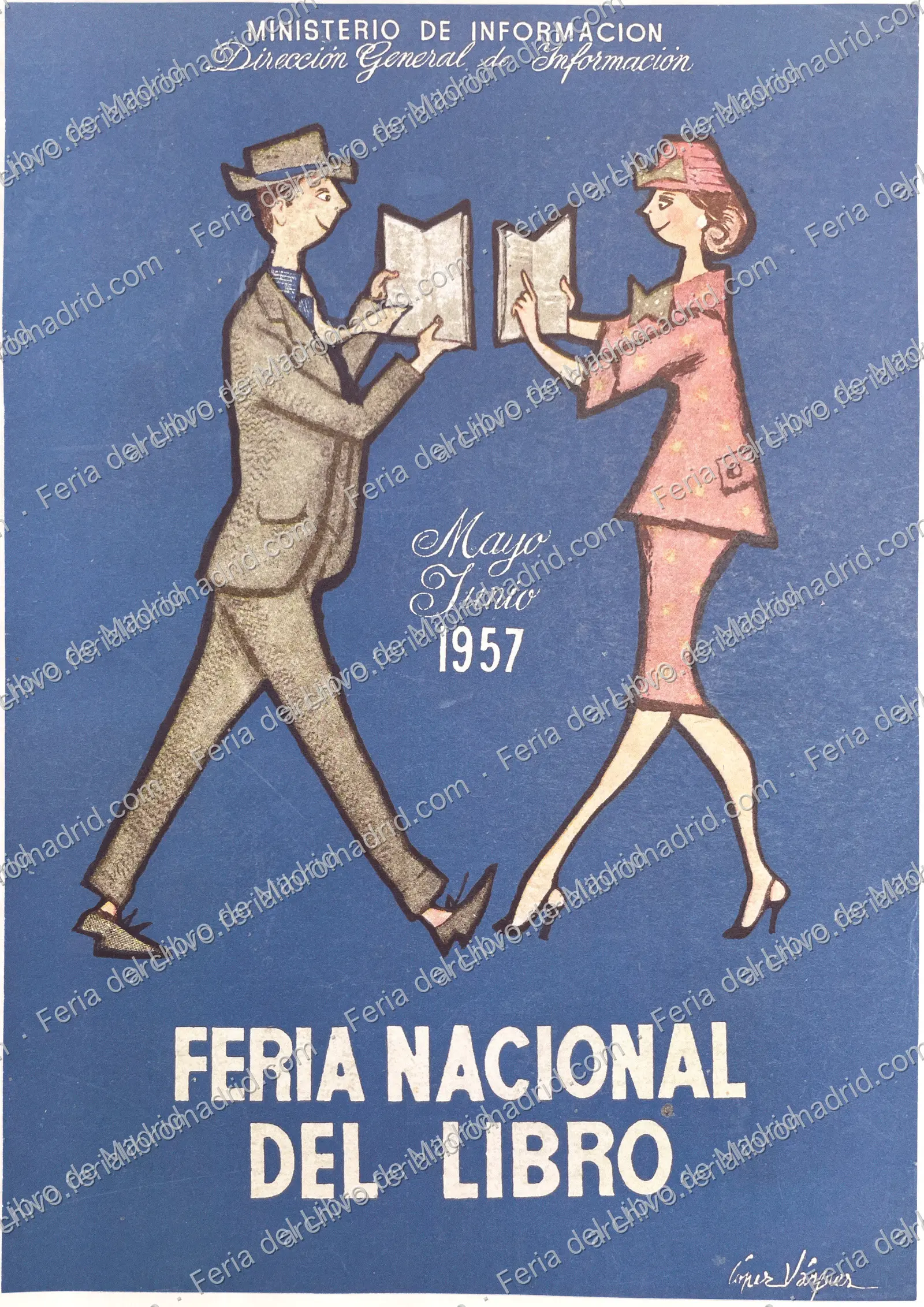 Cartel de la Feria Nacional del Libro — página 1