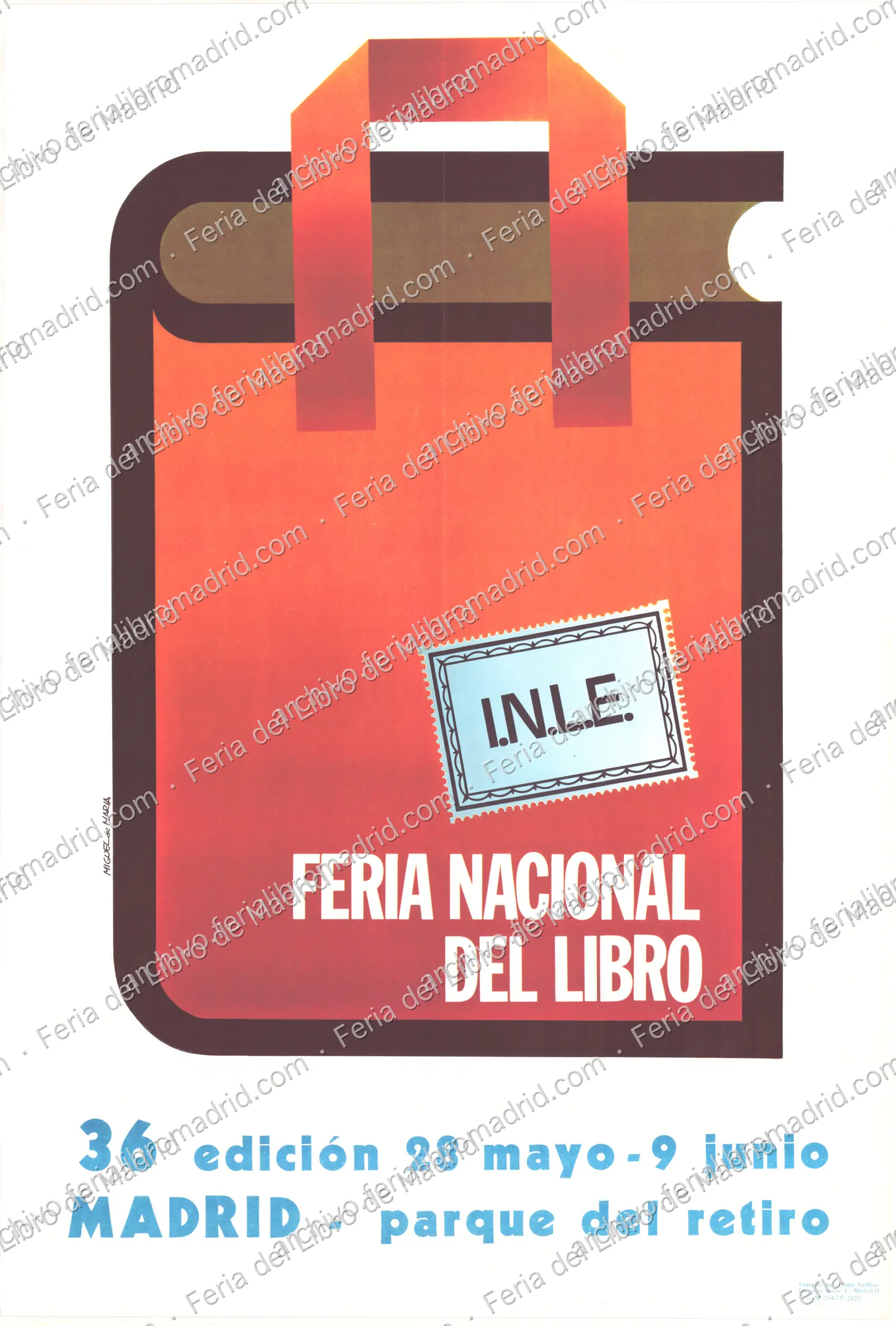 Cartel de la Feria Nacional del Libro — página 1