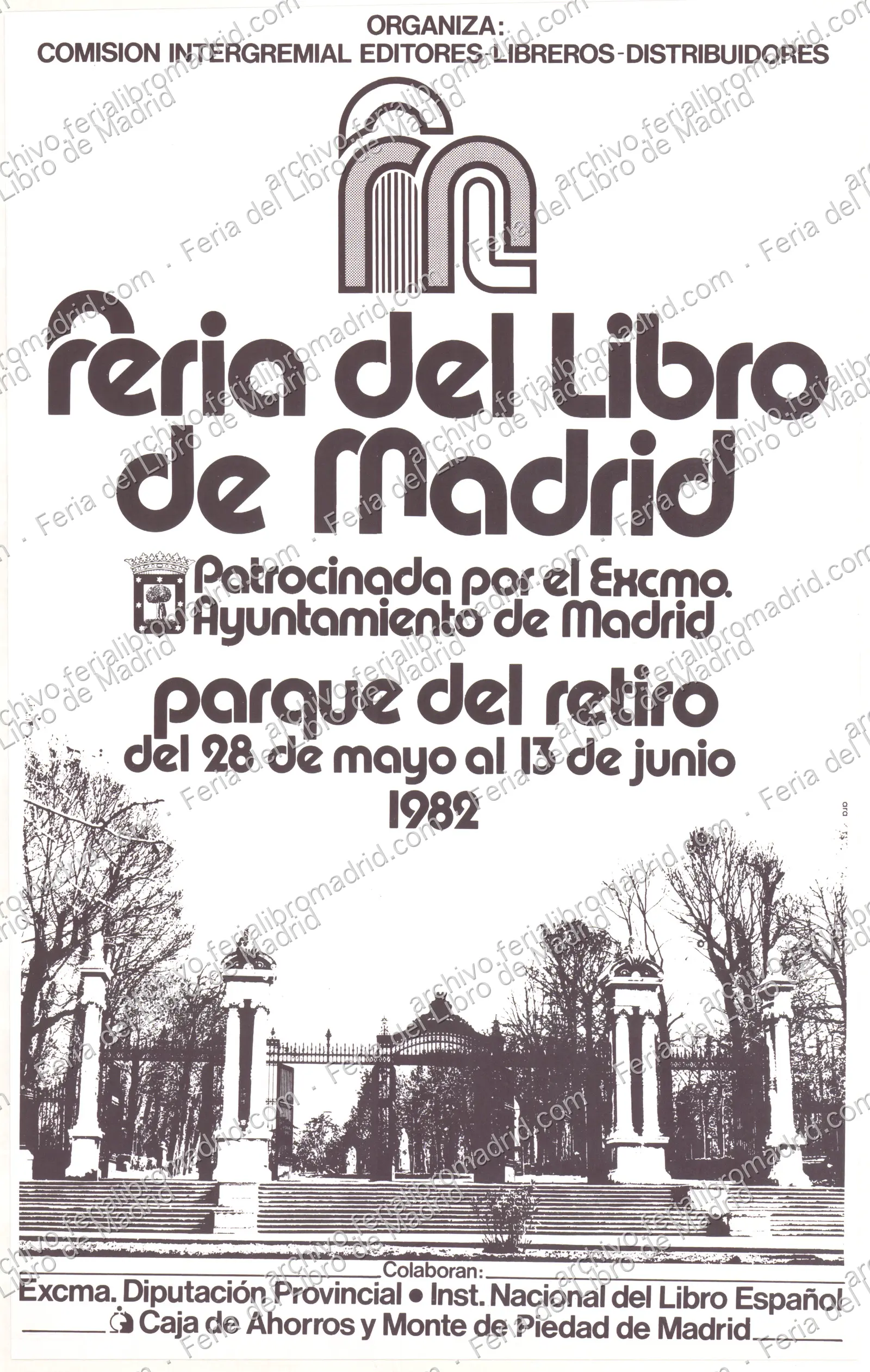 Feria del Libro de Madrid, organiza Comisión Intergremial Editores-Libreros-Distribuidores, del 28 de mayo al 13 de j… — página 1