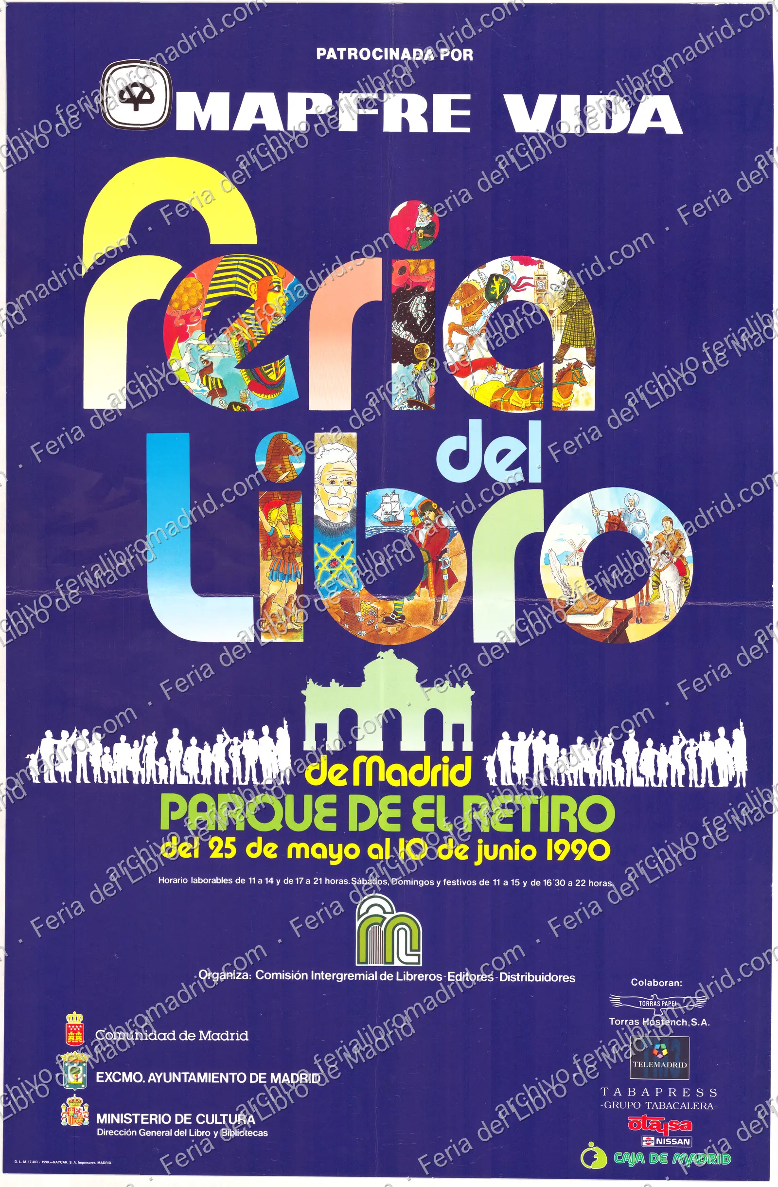 Feria del Libro de Madrid, organiza Comisión Intergremial de Libreros-Editores-Distribuidores, del 25 de mayo al 10 d… — página 1