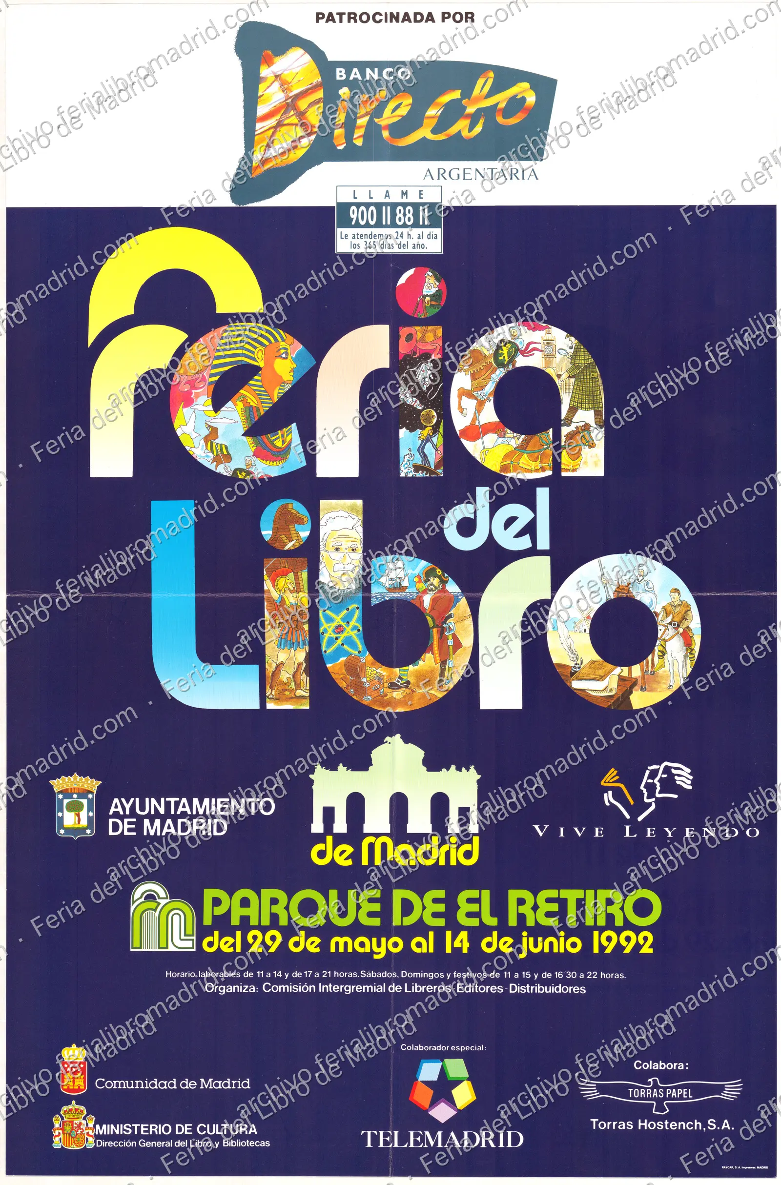 Feria del Libro de Madrid, organiza Comisión Intergremial de Libreros-Editores-Distribuidores, del 29 de mayo al 14 d… — página 1