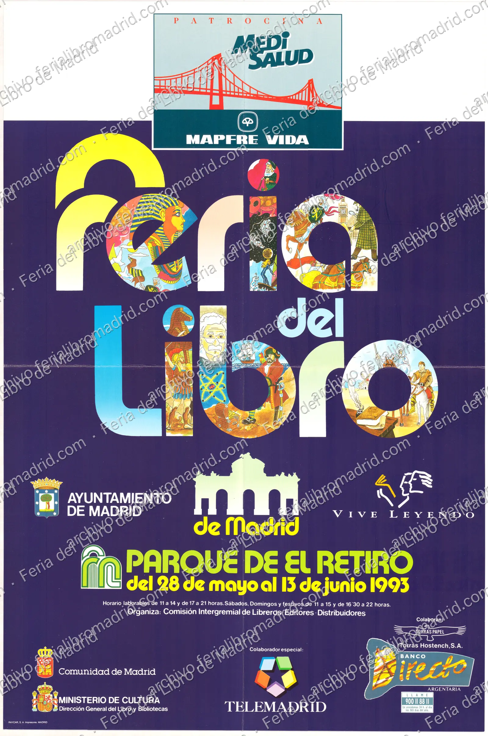 Feria del Libro de Madrid, organiza Comisión Intergremial de Libreros-Editores-Distribuidores, del 28 de mayo al 13 d… — página 1