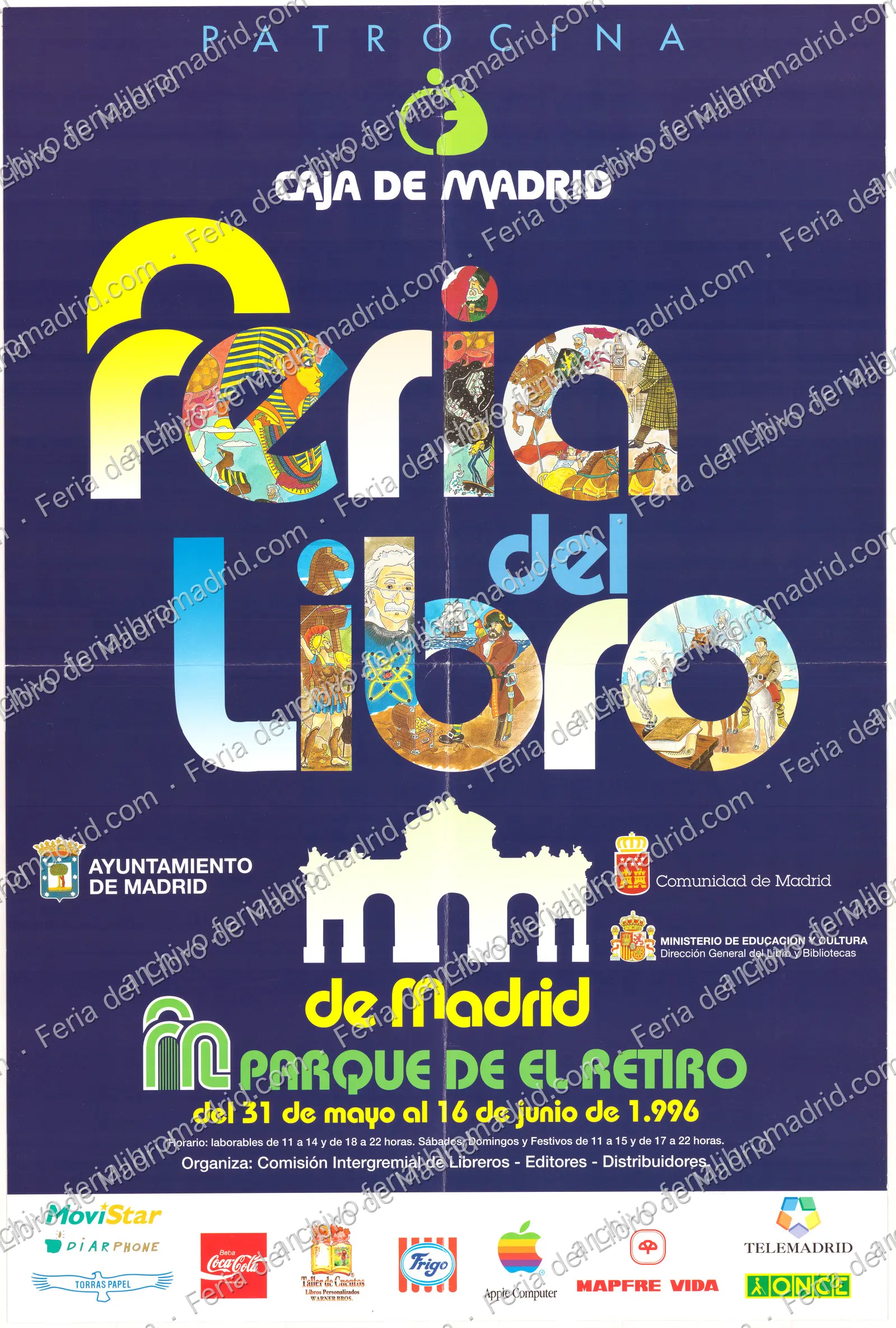 Feria del Libro de Madrid, organiza Comisión Intergremial de Libreros-Editores-Distribuidores, del 31 de mayo al 16 d… — página 1