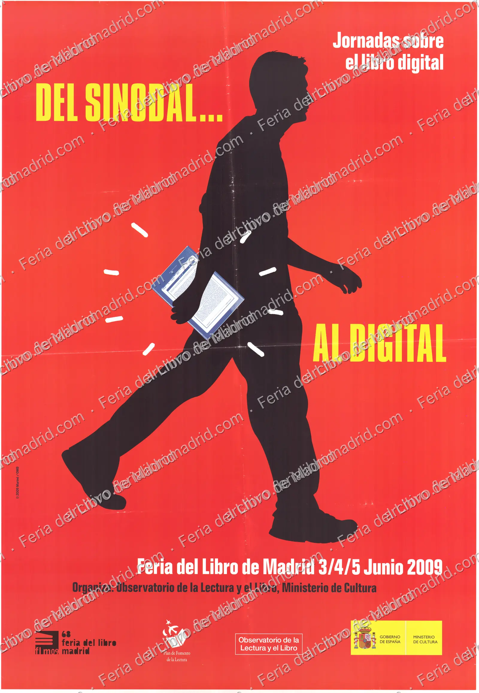 Cartel sobre las Jornadas sobre el libro digital "Del Sinodal… al digital" — página 1