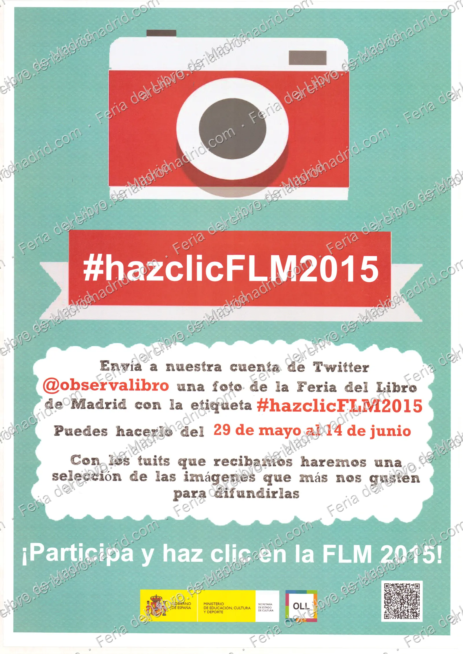 Cartel del concurso de fotografía "hazclicFLM2015" — página 1