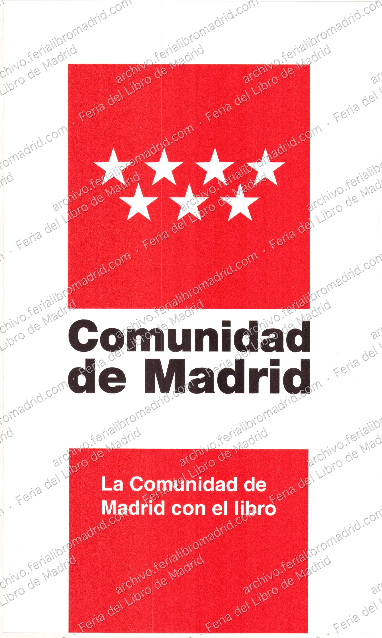Cartel "La Comunidad de Madrid con el libro" — página 1