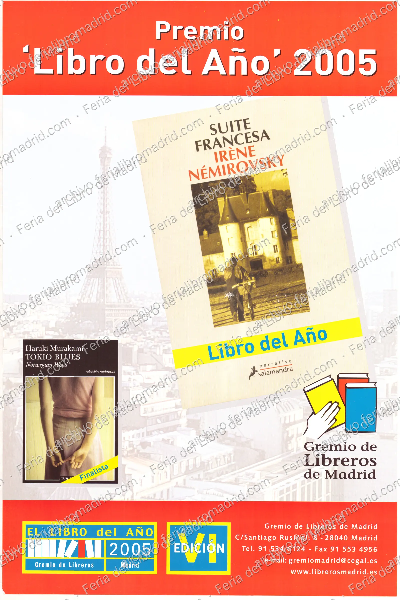 Cartel Premio Libro del Año 2005 — página 1